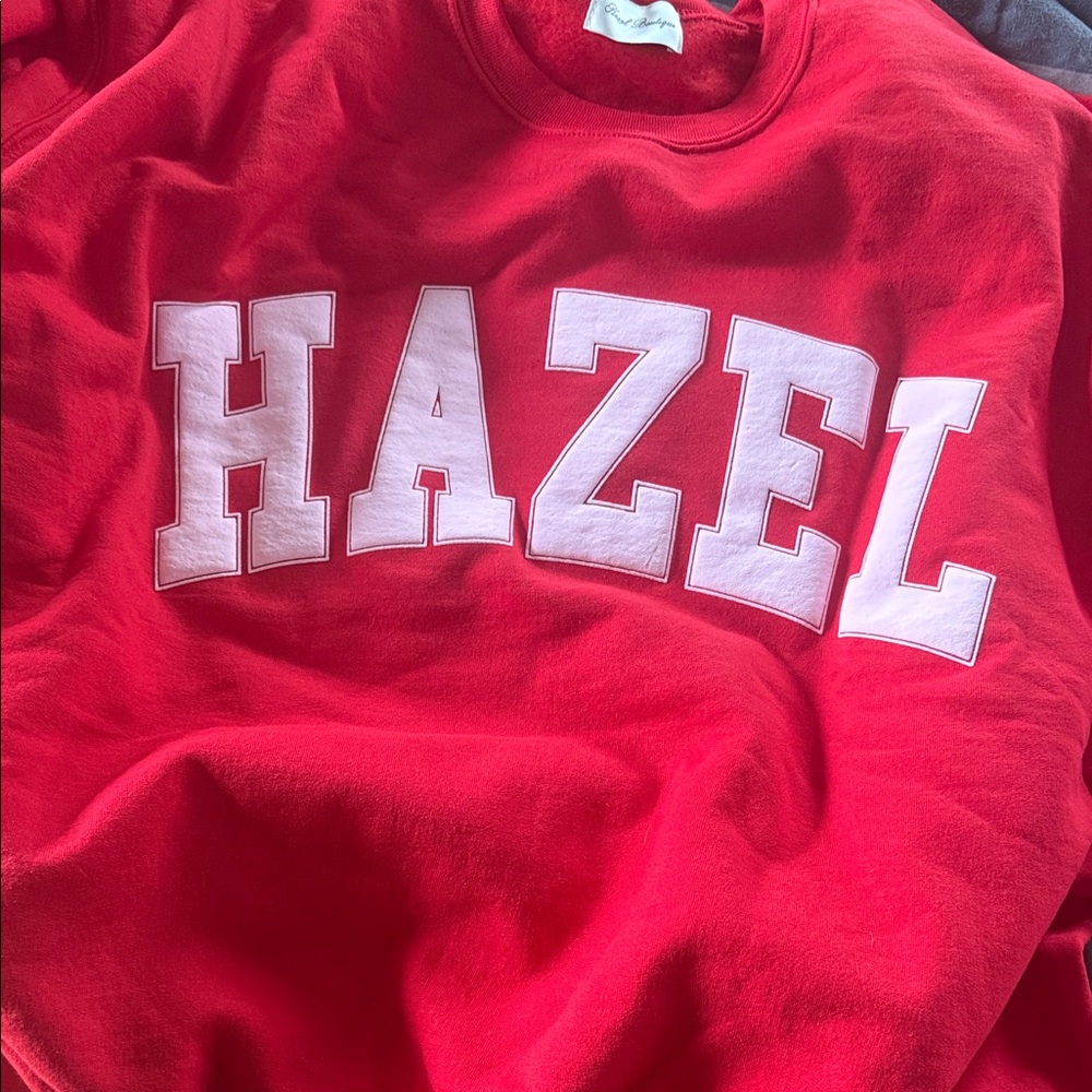Red HAZEL Sweatshirt